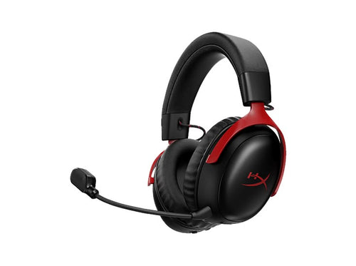 Przewodowy zestaw słuchawkowy HyperX Cloud III do PC/PS5/Xbox Series X/S/Xbox One/Nintendo Switch/Mac/Mobile Czarno-czerwony