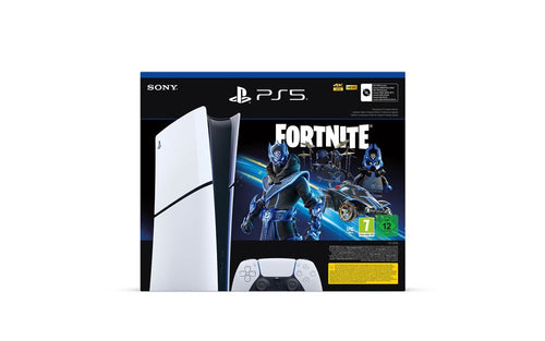 Zestaw z konsolą PlayStation 5 Sony Edycja Cyfrowa model Slim Fortnite Cobalt Star (Odnowiony)