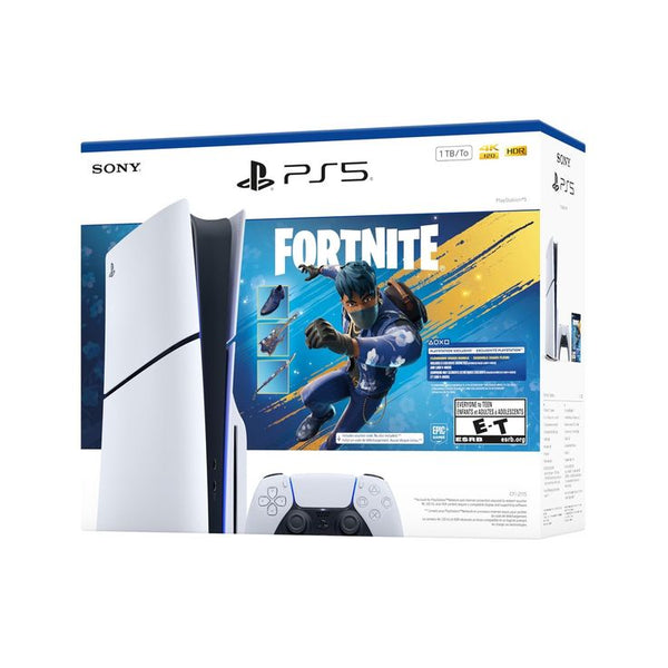 Zestaw z konsolą PlayStation 5 Slim Standard Fortnite Flowering Chaos Edycja Limitowana Biały