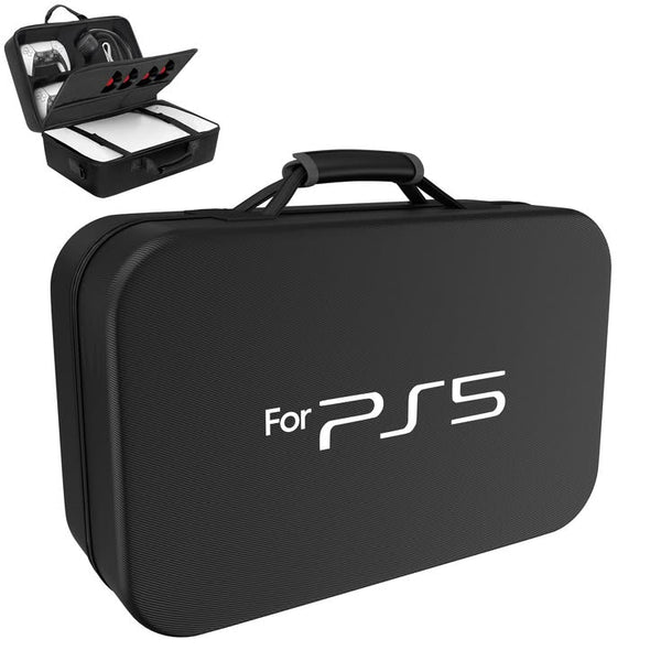 Torba transportowa na konsolę Playstation 5, controller DualSense, cavi i akcesoriów - Czarny blu
